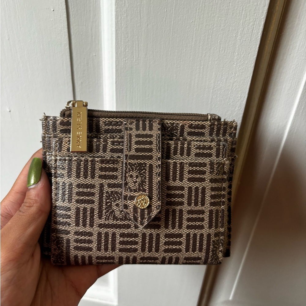 Guess Brown Monogram Wallet
